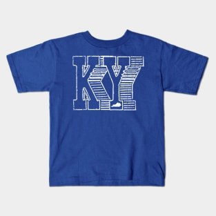 KY- Kentucky Vintage Distressed Kids T-Shirt